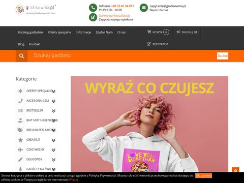 Gratisownia.pl - gadżety firmowe z logo