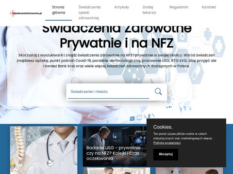 Swiadczeniazdrowotne.pl - RTG i USG Warszawa