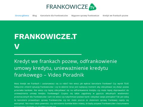 Frankowicze.tv aktualności