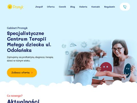 Gabinetpromyk.eu psycholog dziecięcy Warszawa
