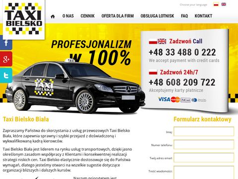 Taxi-bielsko - usługi przewozowe
