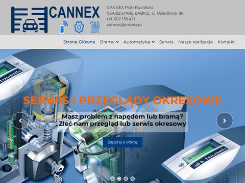 Cannex.pl - siłowniki do bram