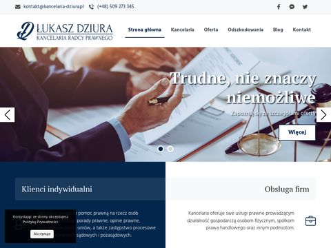 Kancelaria-dziura.pl radcy prawnego