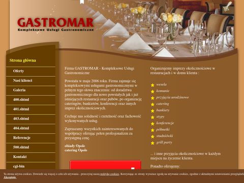 Gastromar.pl - kompleksowe usługi gastronomiczne