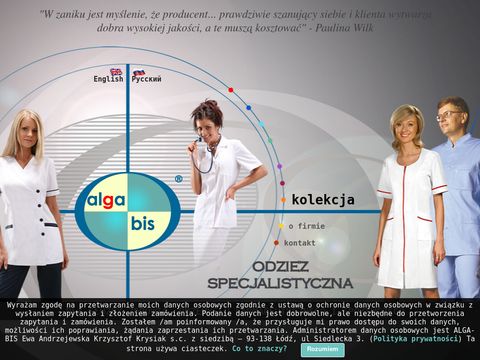 Alga-bis.com.pl - fartuchy medyczne