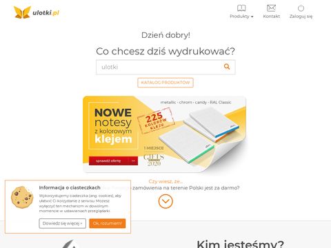 Ulotki.pl - tanie ulotki reklamowe, składane, druk