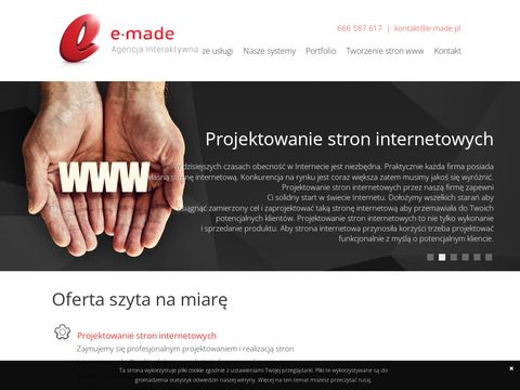 E-made.pl tworzenie stron www Poznań