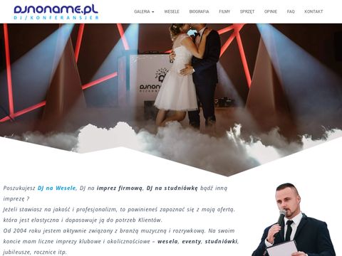 Djnoname.pl - DJ na wesele i imprezę klubową