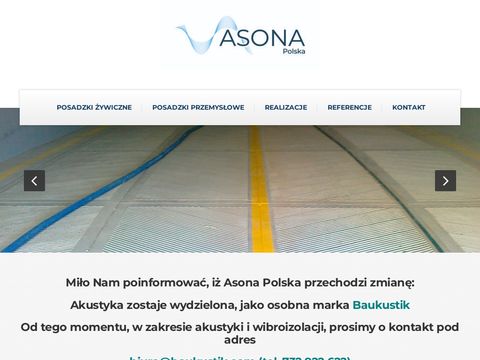 Asonapolska.com.pl akustyka pomieszczeń