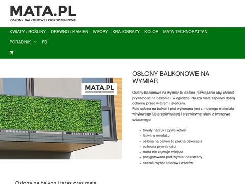 Mata.pl - osłony balkonowe i ogrodzeniowe