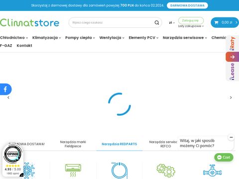 Climatstore.eu czynniki chłodnicze