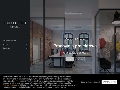Conceptspace.com.pl pracownia projektowa Warszawa