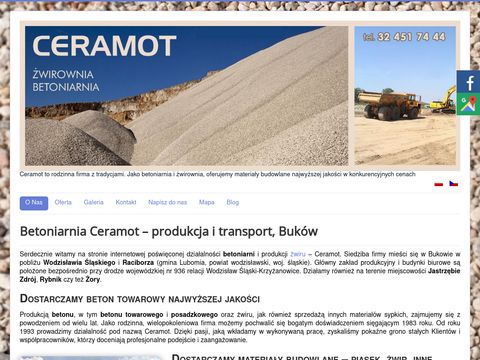 Ceramot - produkcja betonu