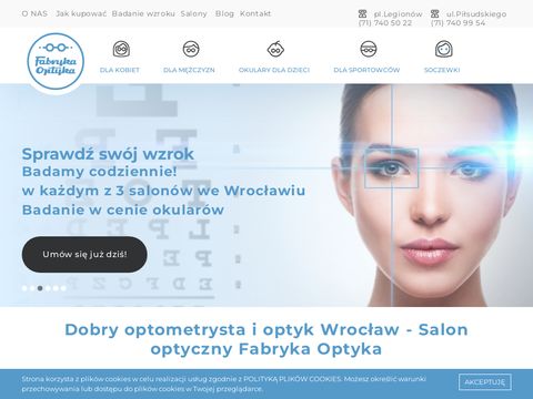 Fabrykaoptyka.pl salon optyczny