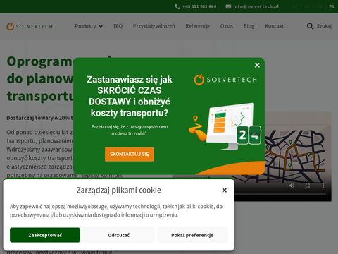 Solvertech.pl - oprogramowanie dla transportu