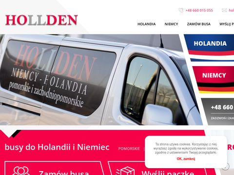 Hollden busy do Holandii ze Słupska - pomorskie