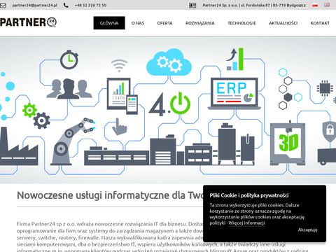 Partner24.pl - outsourcing IT, obsługa informatyczna