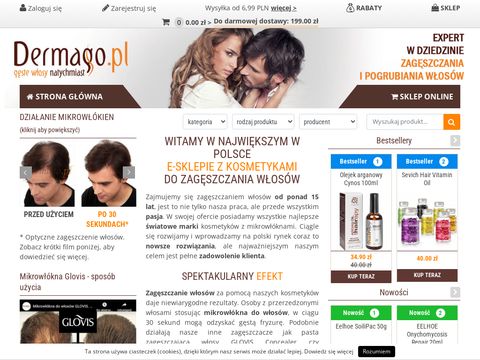 Dermago.pl - kosmetyki do zagęszczania włosów