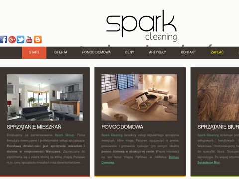 SparkCleaning.pl - sprzątanie mieszkań Warszawa