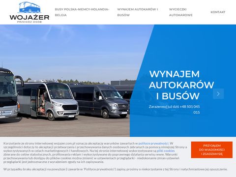 Wojazer.com.pl przewozy do Holandii