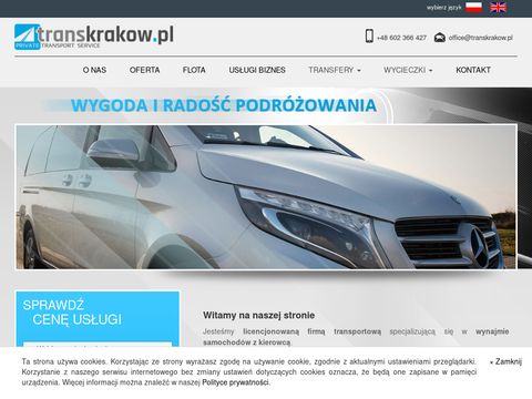 Transkrakow.pl - busy do wynajęcia