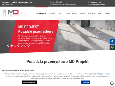Mdprojekt.pl betonowe posadzki
