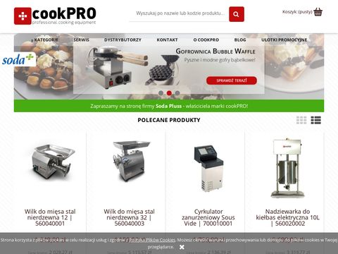 Cookpro.pl - sklep z maszynami do gastronomii