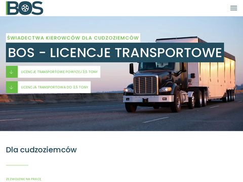 F.H.U. Bos s.c. - licencje transportowe