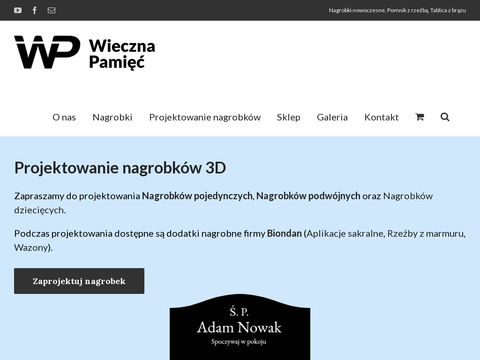 Wiecznapamiec.pl nagrobki, pomniki, grobowce