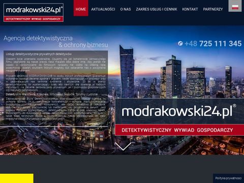 Modrakowski24.pl firma detektywistyczna