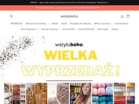 Makrama sklep online - wstyluboho.pl