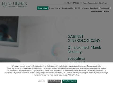 DR N. MED. M. NEUBERG badania ginekologiczne