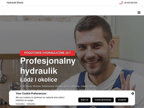 Zbigniew Dziomdziora - hydraulik Łódź
