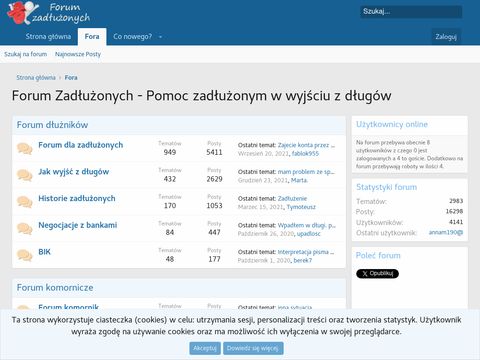 Forum-zadluzonych.pl komornik i windykacja