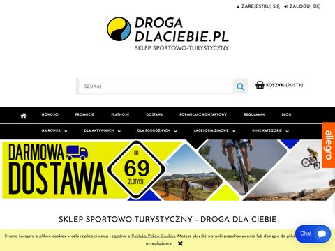 Drogadlaciebie.pl sklep sportowo-turystyczny
