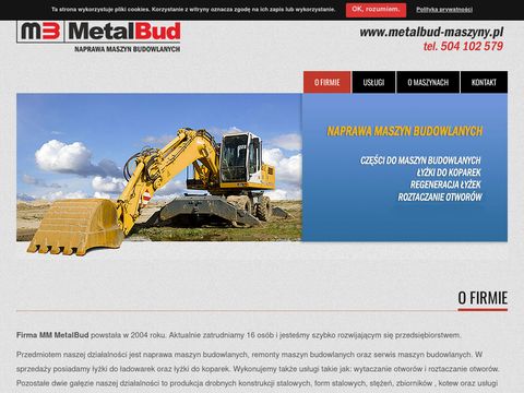 Maszyny budowlane serwis - MM MetalBud