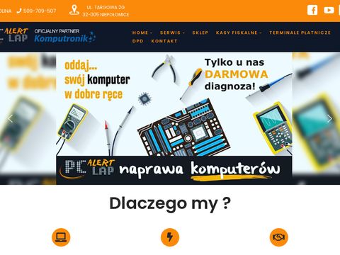 Pclap-alert.pl serwis i naprawa laptopów