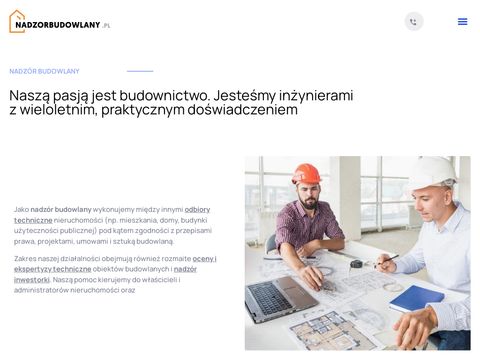 Nadzorbudowlany.pl - kierownik budowy
