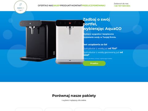Aquago.com.pl - dystrybutor wody gazowanej