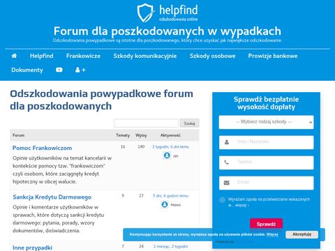 Forum.helpfind.pl odszkodowania