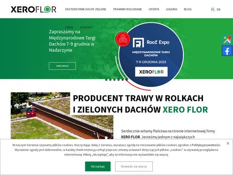 Xero Flor zielone dachy producent