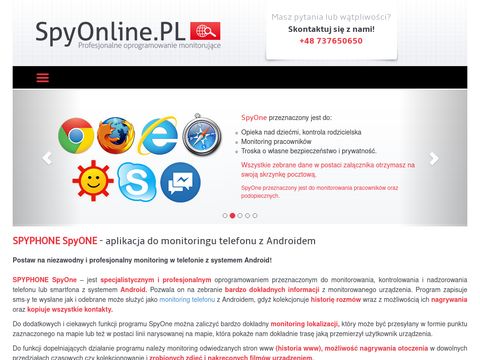 Spyonline.pl s-agent do szpiegowania telefonu