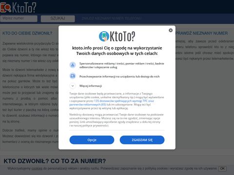 Ktoto.info - sprawdź czyj to numer