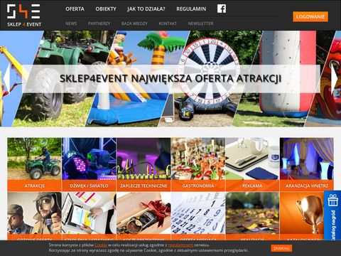Sklep4event.pl największa w Polsce baza atrakcji