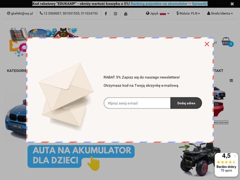 Edukamp.pl - sklep z autkami dla dzieci