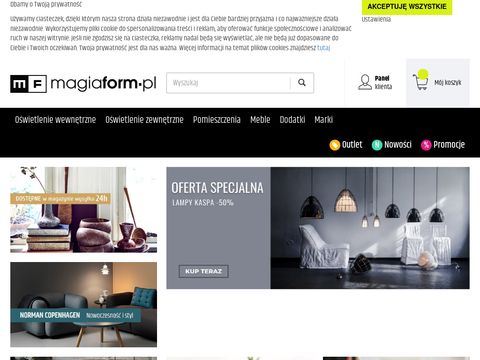 Magiaform.pl - nowoczesne oświetlenie sklep