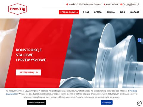 Frez-tig.com.pl montaż konstrukcji stalowych