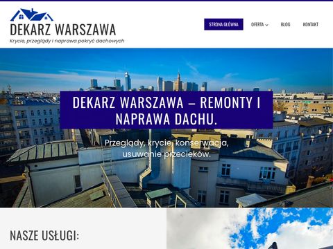Dekarzwarszawa.com.pl - serwis dachowy