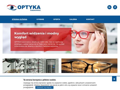 Optykdg.pl Łazarowicz zakład optyczny