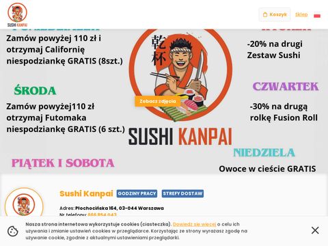 Kanpai Sushi Bar Warszawa sushi dla firm